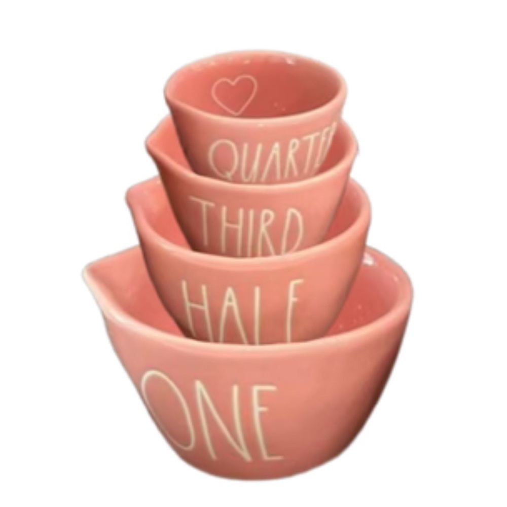 PINK HEART Rae Dunn Measuring Cups - Picture 4 of 4